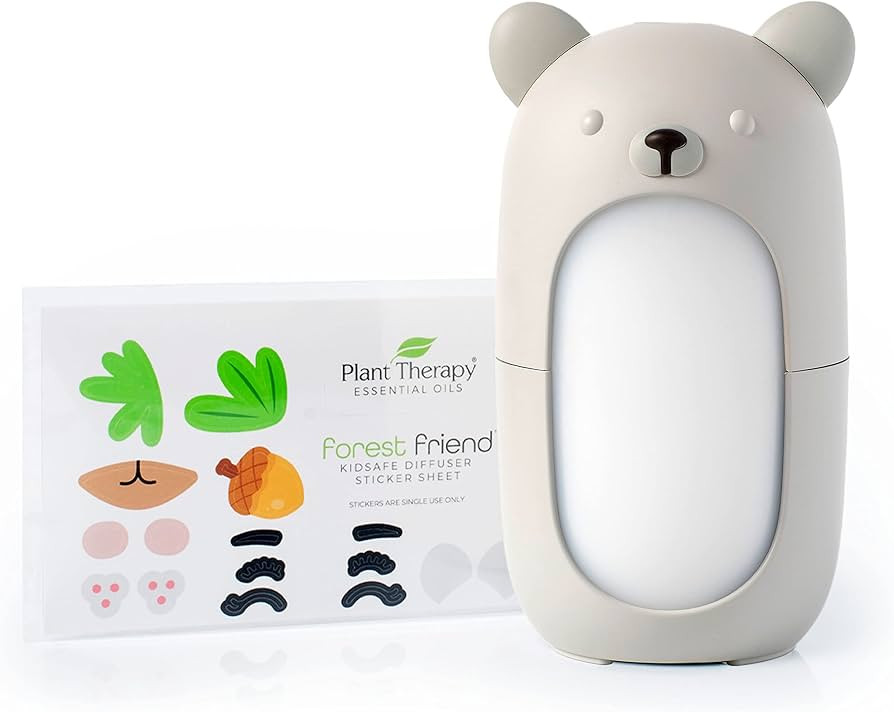 Plant Therapy Forest Friend KidSafe Diffuser with Sticker Sheet Diffusion for Aromatherapy and Re... | Amazon (US)