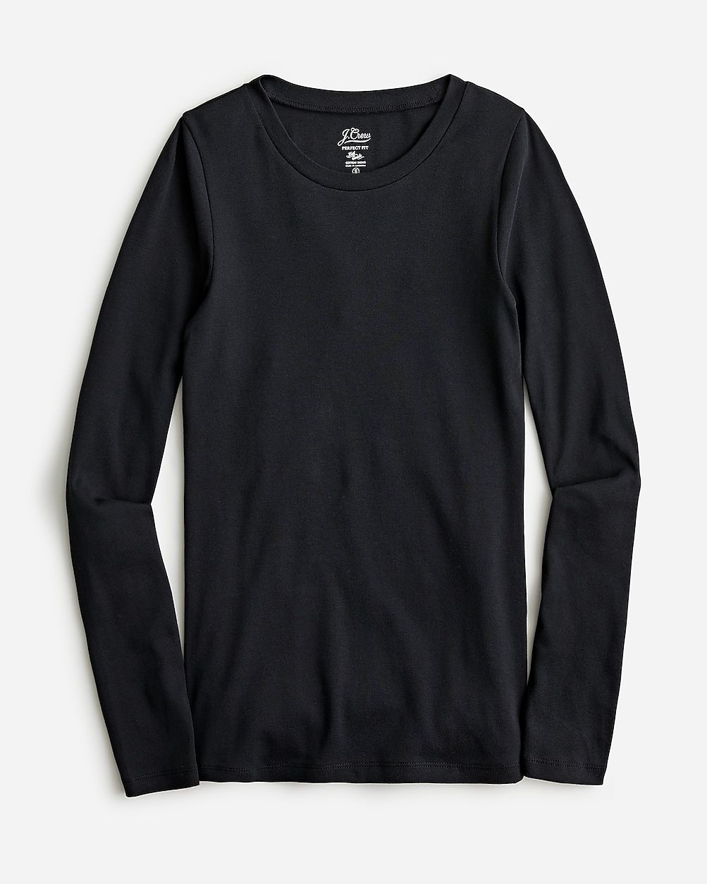 Perfect-fit long-sleeve crewneck T-shirt | J. Crew US