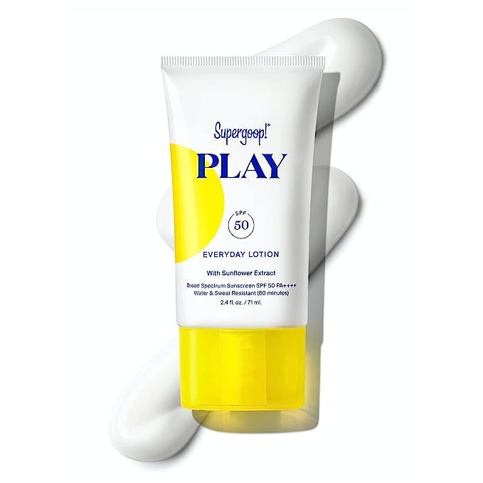 Supergoop! PLAY Everyday Lotion, 2.4 oz - SPF 50 PA++++ Reef-Safe, Broad Spectrum, Body & Face Su... | Amazon (US)