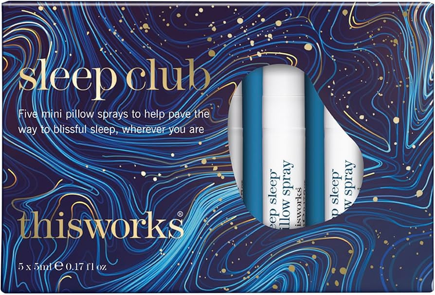 This Works Sleep Club Gift Set - Deep Sleep Pillow Spray Infused with Lavender, Camomile and Veti... | Amazon (UK)