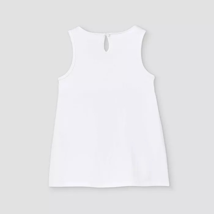 Girls' Knit Eyelet Tank Top - Cat & Jack™ White | Target