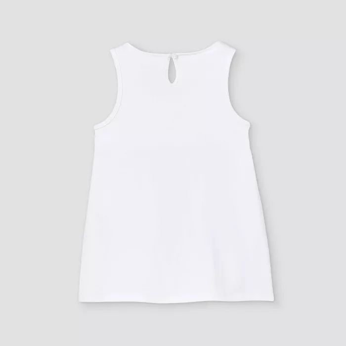 Girls' Knit Eyelet Tank Top - Cat & Jack™ White | Target