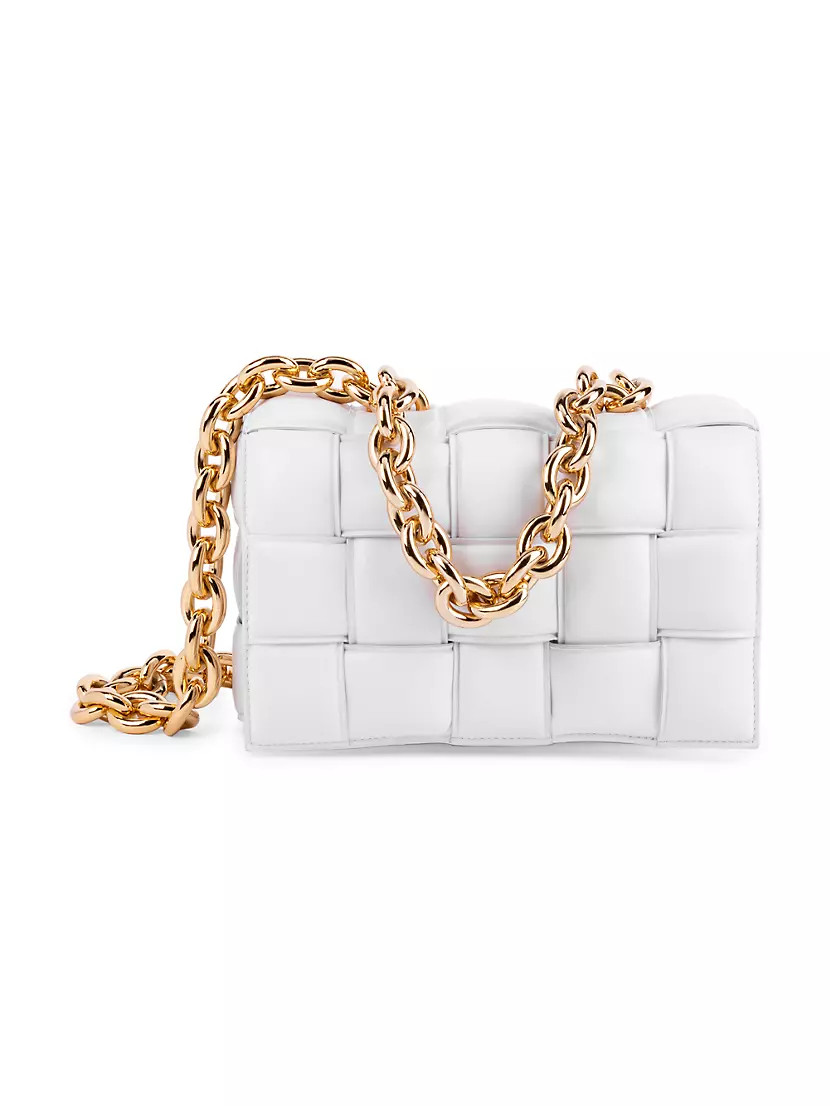 The Chain Cassette Padded Leather Shoulder Bag | Saks Fifth Avenue