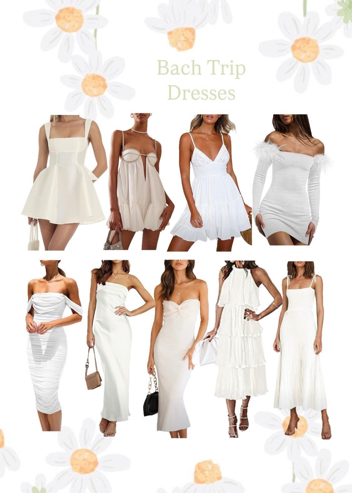 BACH TRIP 💍 Bridal shower, bridal shower dress, bridal shower dresses, bridal shower inspo, bridal shower inspiration, bridal wardrobe, white dress, white dresses, engagement pictures, formal white dress, formal white dresses, bride, bride to be, 2025 bride, 2025 brides, engagement look, engagement looks, wedding dress, wedding dresses, engagement party, bridesmaid luncheon, bachelorette, rehearsal dinner, reception, after party, 

#LTKWedding #LTKFindsUnder100