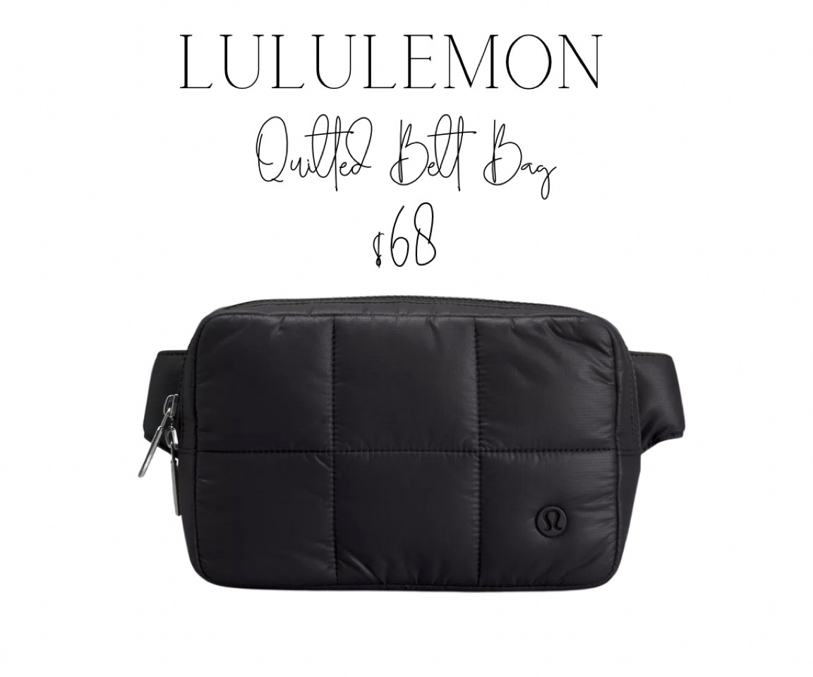 Lululemon New Arrival! Quilted Belt Bag for $68!
Lululemon / new arrival / belt bag 

#LTKitbag #LTKunder100 #LTKSeasonal