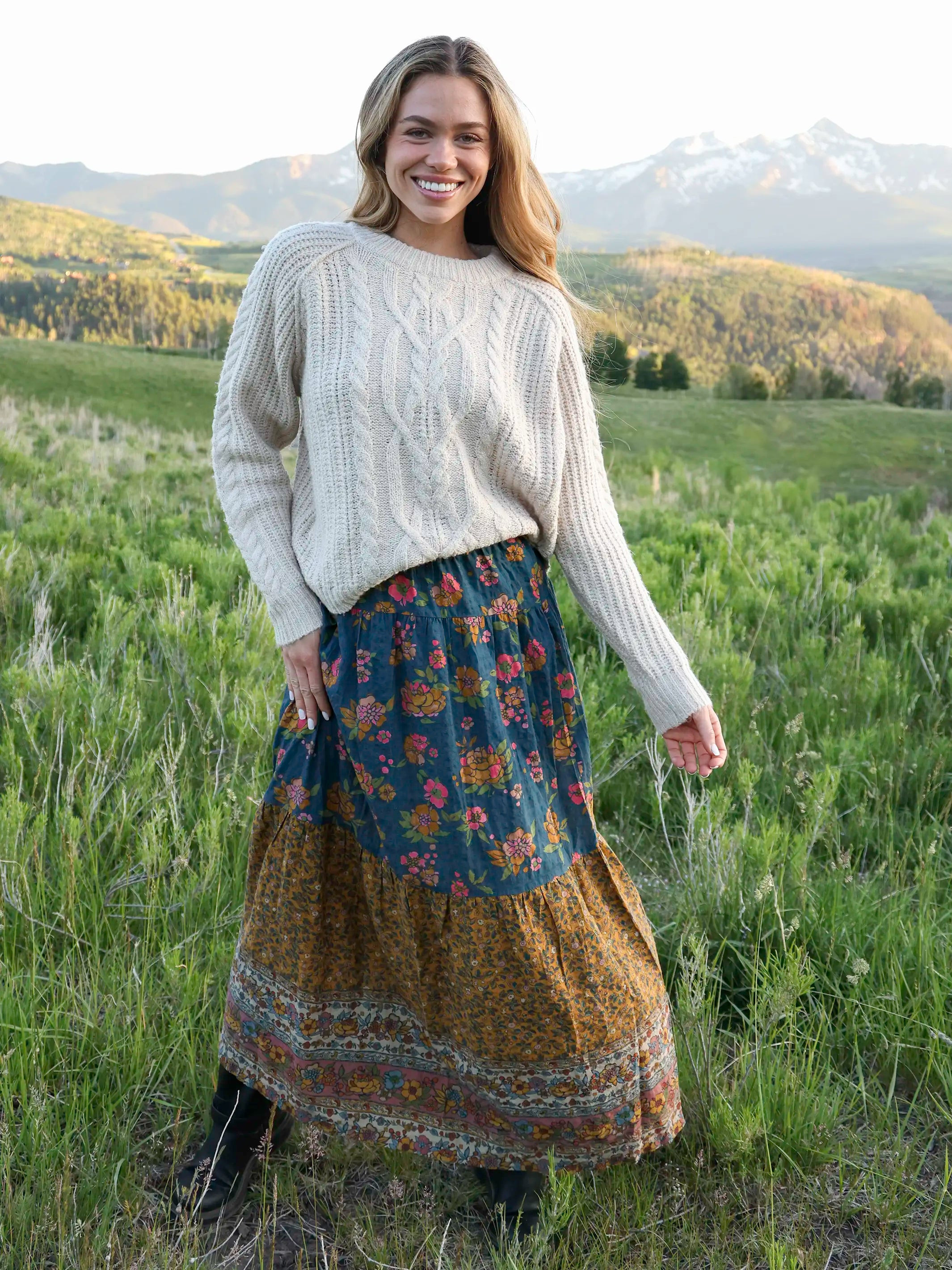 Camille Maxi Skirt | Natural Life