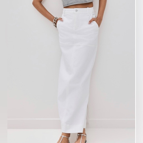 A.L.C. White Hunter Jean Skirt | Poshmark