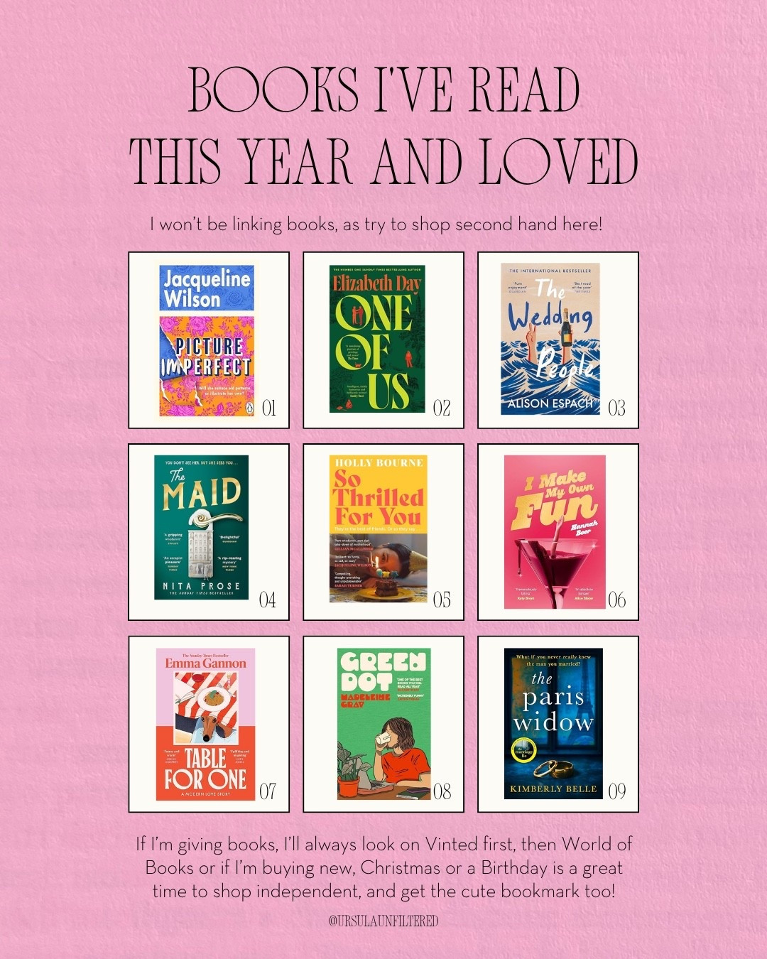 Gift guide part seven: books ⭐️ Shop second hand or independent for these divas 💘✨