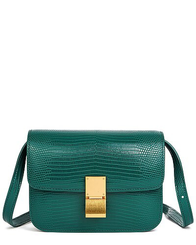 Lizard-Embossed Leather Crossbody | Gilt & Gilt City