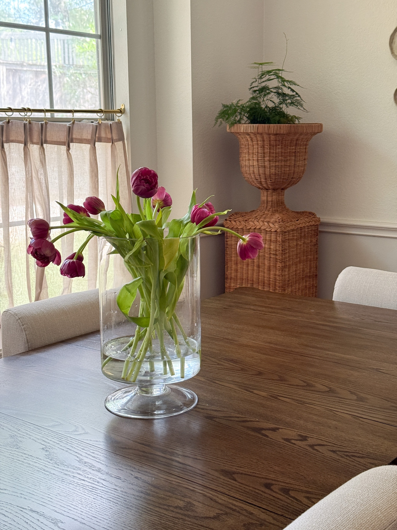 Candle hurricane as a vase 

#LTKHome #LTKMothersDay #LTKSeasonal