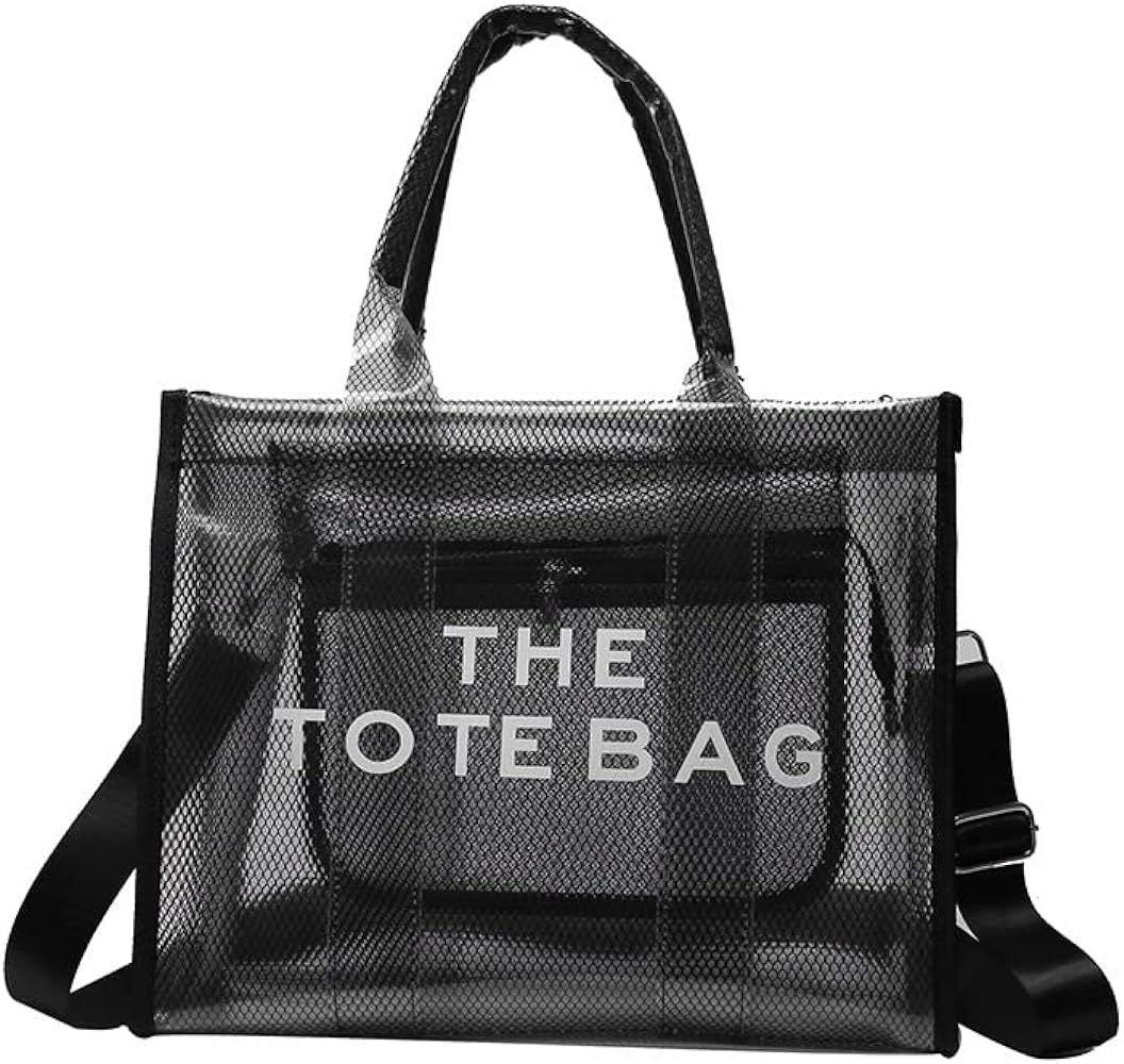 LMKIDS Tote Bag for Women, Plastic Tote Bag Travel Tote Bag Women Shoulder Handbag Crossbody Bag The | Amazon (US)