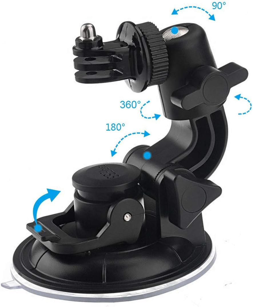 Soporte de ventosa para trípode adaptador y cable de seguridad para GoPro Hero Session 7 6 5 4 3... | Amazon (US)