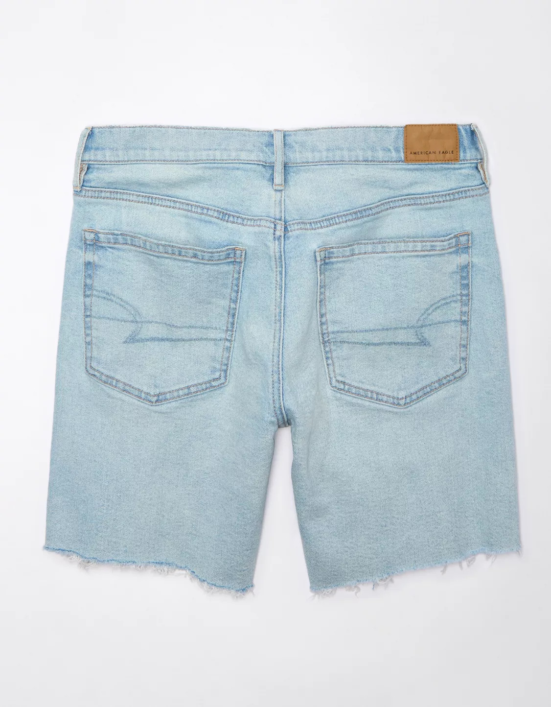AE Strigid 8" Perfect Denim Bermuda Short | American Eagle Outfitters (US & CA)