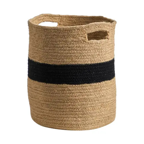 NEARLY NATURAL 13.5-in Handmade Natural Cotton Basket Planter in Beige at Nordstrom | Nordstrom