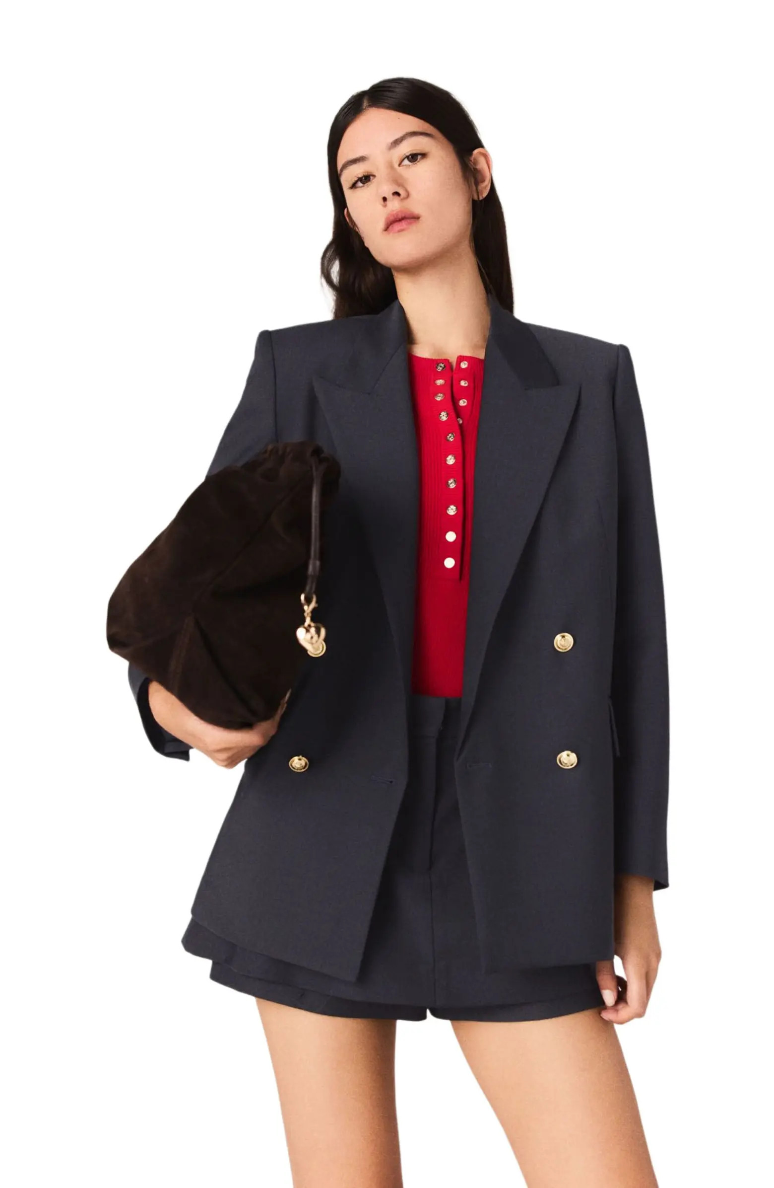 Blazer with gold buttons | Nordstrom