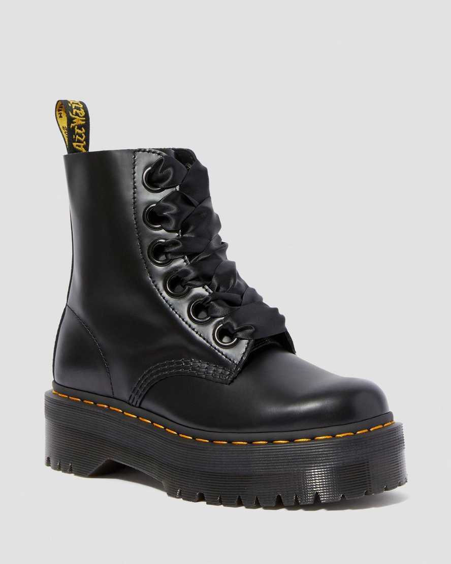 DR MARTENS Molly Women's Leather Platform Boots | Dr Martens (UK)