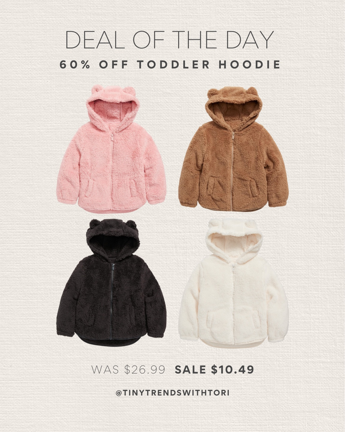 Baby Bear Full-Zip Hoodie curated on LTK