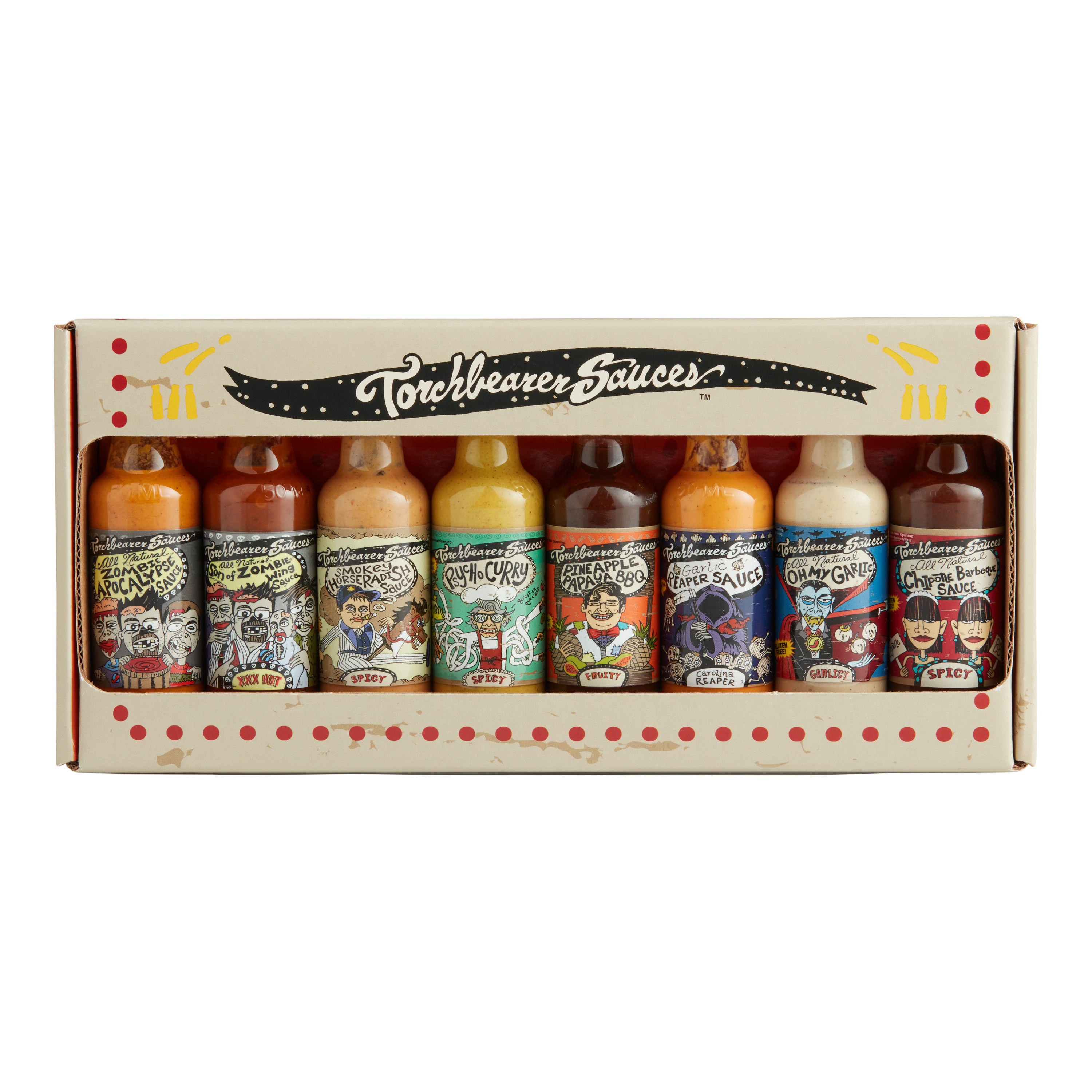 Torchbearer Bestsellers Mini Sauce Gift Set 8 Pack - World Market | World Market