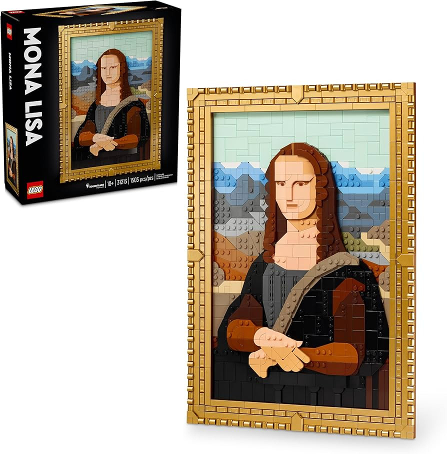 LEGO Art Mona Lisa Building Sets - Leonardo da Vinci Adult Puzzles for Display, Ages 18+ - DIY Cr... | Amazon (US)