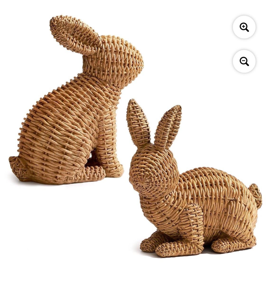 These adorable bunnies are back @walmart! I bought them last year and they are super cute!! 🥰 Spring vibrant rabbit design, vine woven resin rabbits allow you to better embrace nature. The calm placement of the rabbits can bring peace to people's hearts. In the season of recovery, the quiet rabbits stand in nature, allowing you to better embrace nature and enjoy life
High quality resin make the product more durable. The Easter decorations bunny is made of elastic materials

#LTKSeasonal #LTKHome
