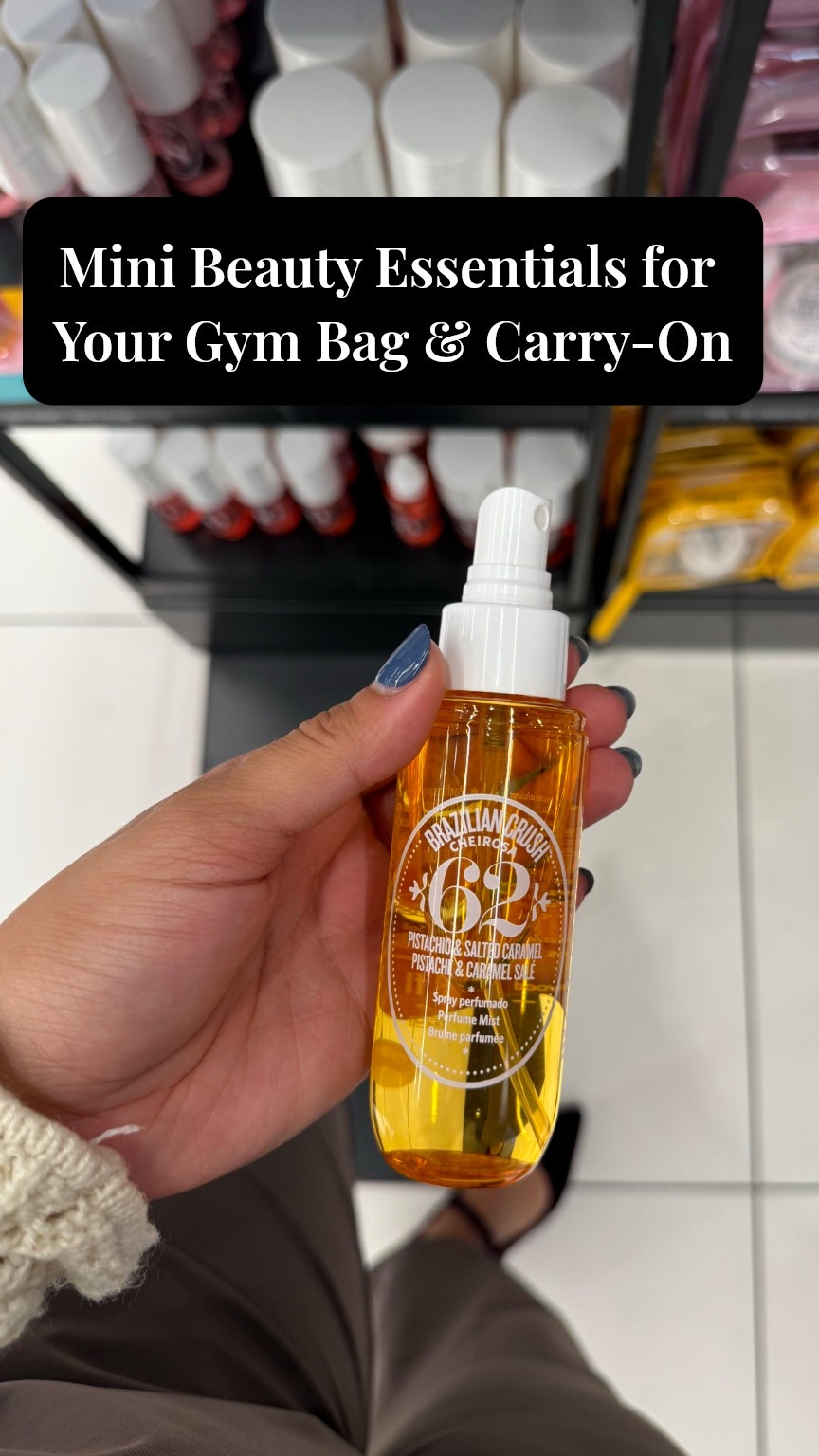 This one’s always in my bag 💕
The Sol de Janeiro body spray mini is perfect for your purse, gym bag, or travel carry-on — it’s that delicious tropical scent that makes you feel like summer all year long. ☀️

It’s warm, sweet, and addictive (the kind that makes people ask, “what are you wearing?”). ✨
Whether you’re heading to the gym, catching a flight, or just need a midday refresh, this mini mist is your go-to for instant feel-good vibes.

And the best part? It’s on sale right now — so it’s the perfect time to grab one (or two). 😉

Sol de Janeiro spray, Sol de Janeiro body mist, Sol de Janeiro mini spray, Sol de Janeiro perfume, Sol de Janeiro body fragrance, travel perfume, gym bag essentials, mini perfume for purse, tropical scent perfume, body mist under 30, Sol de Janeiro sale, Sephora Sol de Janeiro
Brazilian Crush Cheirosa 62, travel-size fragrance, everyday body spray, sweet warm scent, summer fragrance, affordable perfume for women, beauty finds on sale, tropical vanilla fragrance, gym beauty essentials, travel beauty must-haves, body mist for moms, mini beauty essentials, beauty hacks for travel


#LTKBeauty #LTKGiftGuide #LTKSaleAlert