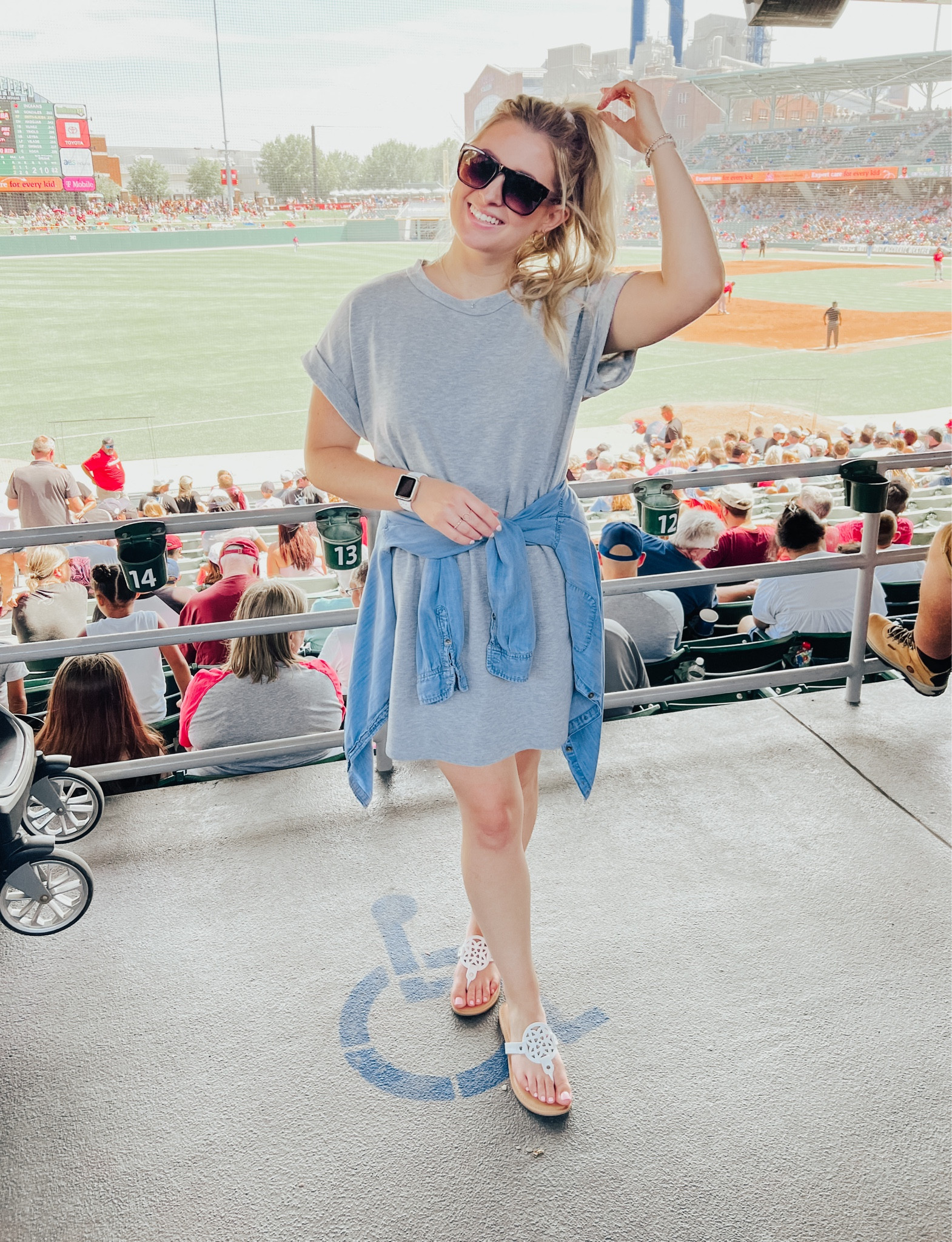 Family day at the ballpark ⚾️☀️

Easy outfit that’s breathable in the heat, but still gives you options as the summer sun sets. Perfect transition outfit into fall!

#LTKtravel #LTKstyletip #LTKSeasonal