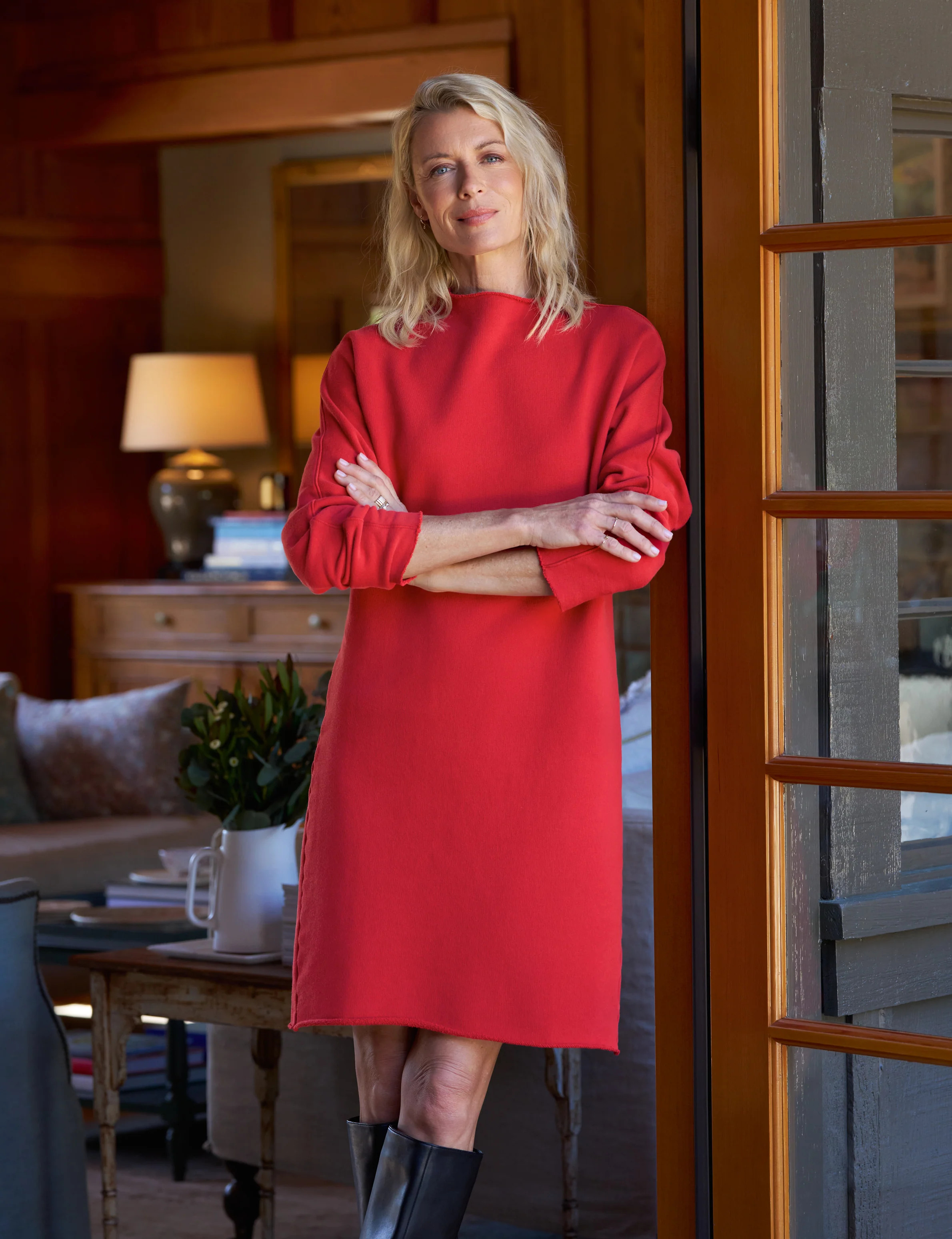 IZZIE Crimson, Triple Fleece | Frank & Eileen