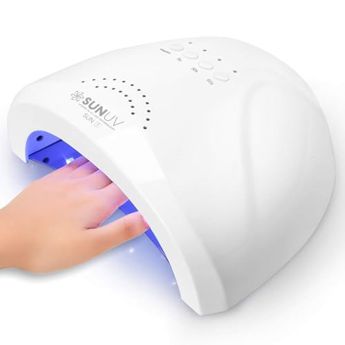 SUNUV UV LED Nail Lamp, Gel Light for Nail Polish UV Dryer with 3 Timers SUNone White | Amazon (US)