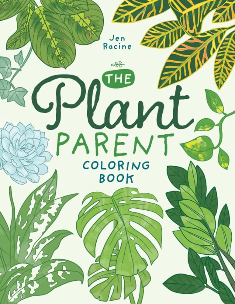 The Plant Parent Coloring Book: Beautiful Houseplant Love and Care | Amazon (US)