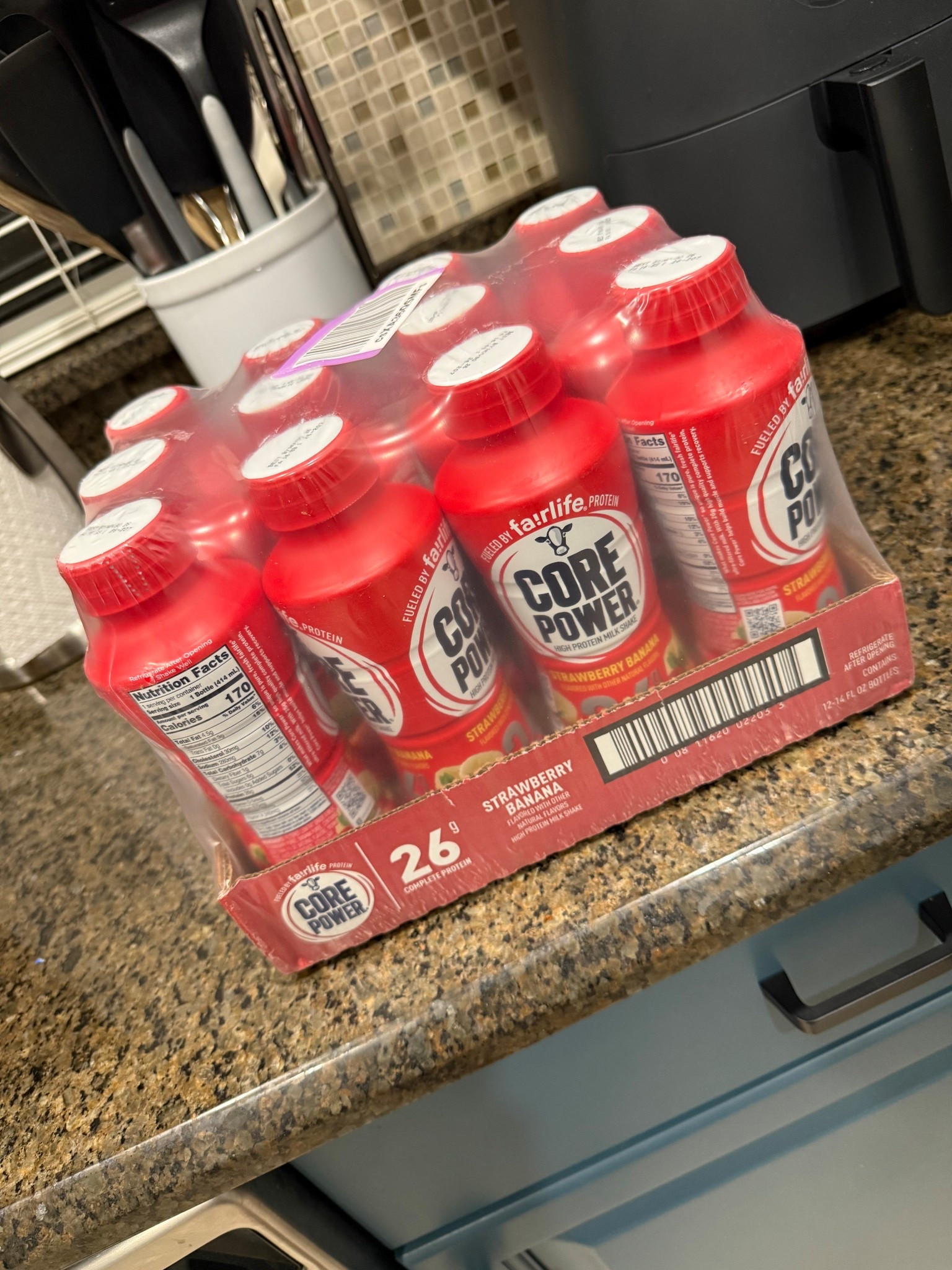 Pantry restock with my favorite protein drink! Core Power is the first protein drink I’ve found that I like multiple flavors and it doesn’t taste like chalk!! I take one to work with me everyday and I get 26 grams of protein from it! Definitely helps to keep those protein numbers up!! 

#LTKfitnessgoals #LTKActive #LTKfoodie
