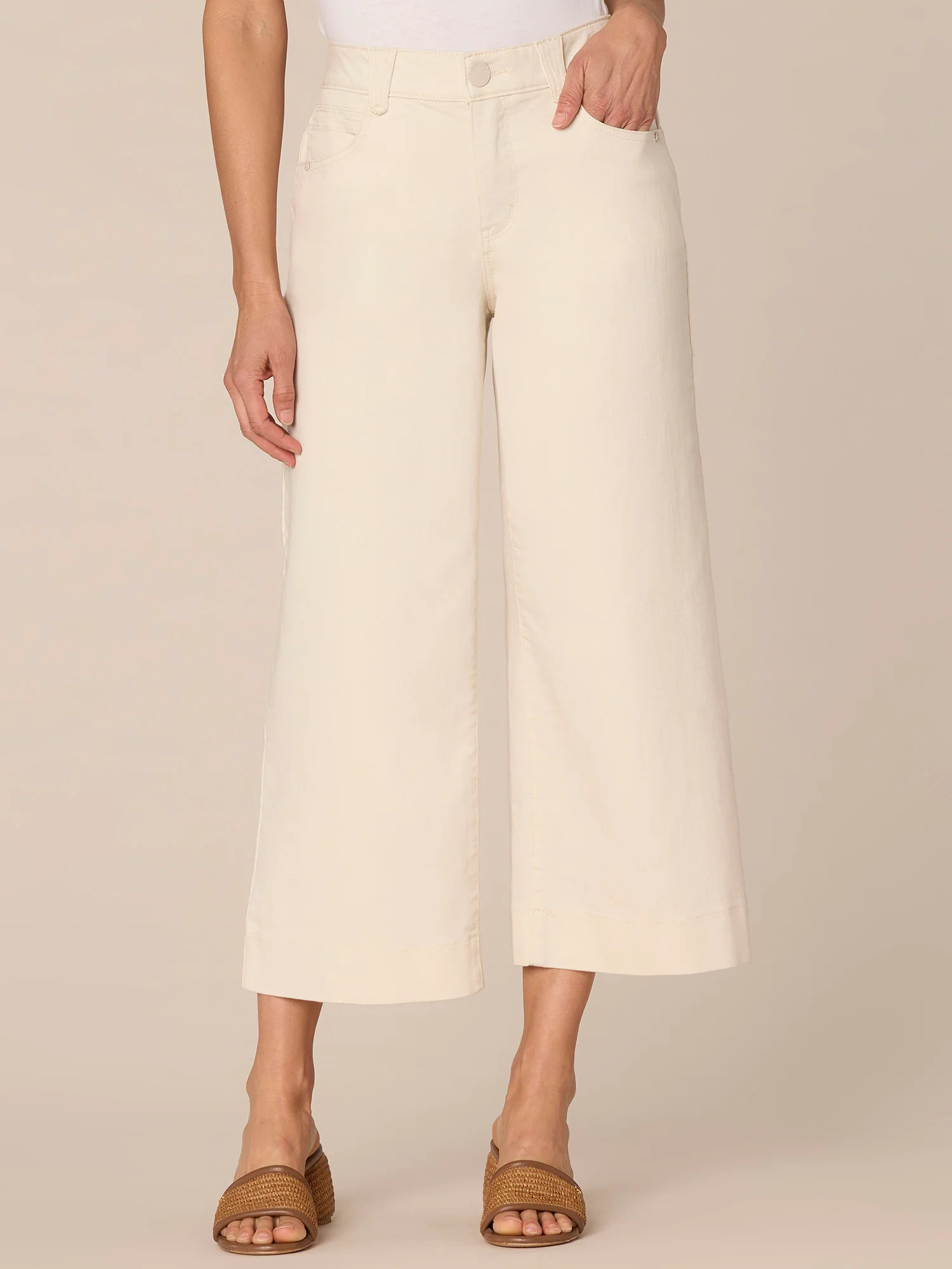 "Ab"solution High Rise Cropped Wide Leg Jeans | Democracy Clothing