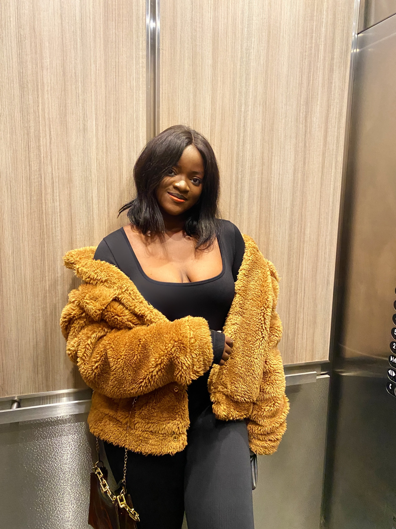 Black Bodysuit brown fur coat date night outfit idea brunch outfit idea fashion tips ootd spring fashion bodysuit styles skims dupe skims bodysuit

#LTKstyletip #LTKfindsunder50 #LTKsalealert