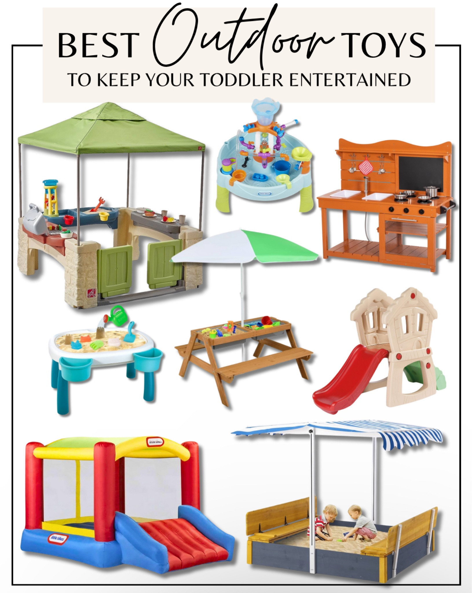Keep the little ones entertained and active with these must-have outdoor toys! Perfect for sunny days and endless fun, these picks will turn your backyard into a toddler's paradise. #ToddlerToys #OutdoorFun #PlaytimeEssentials


#LTKkids #LTKfamily #LTKbaby