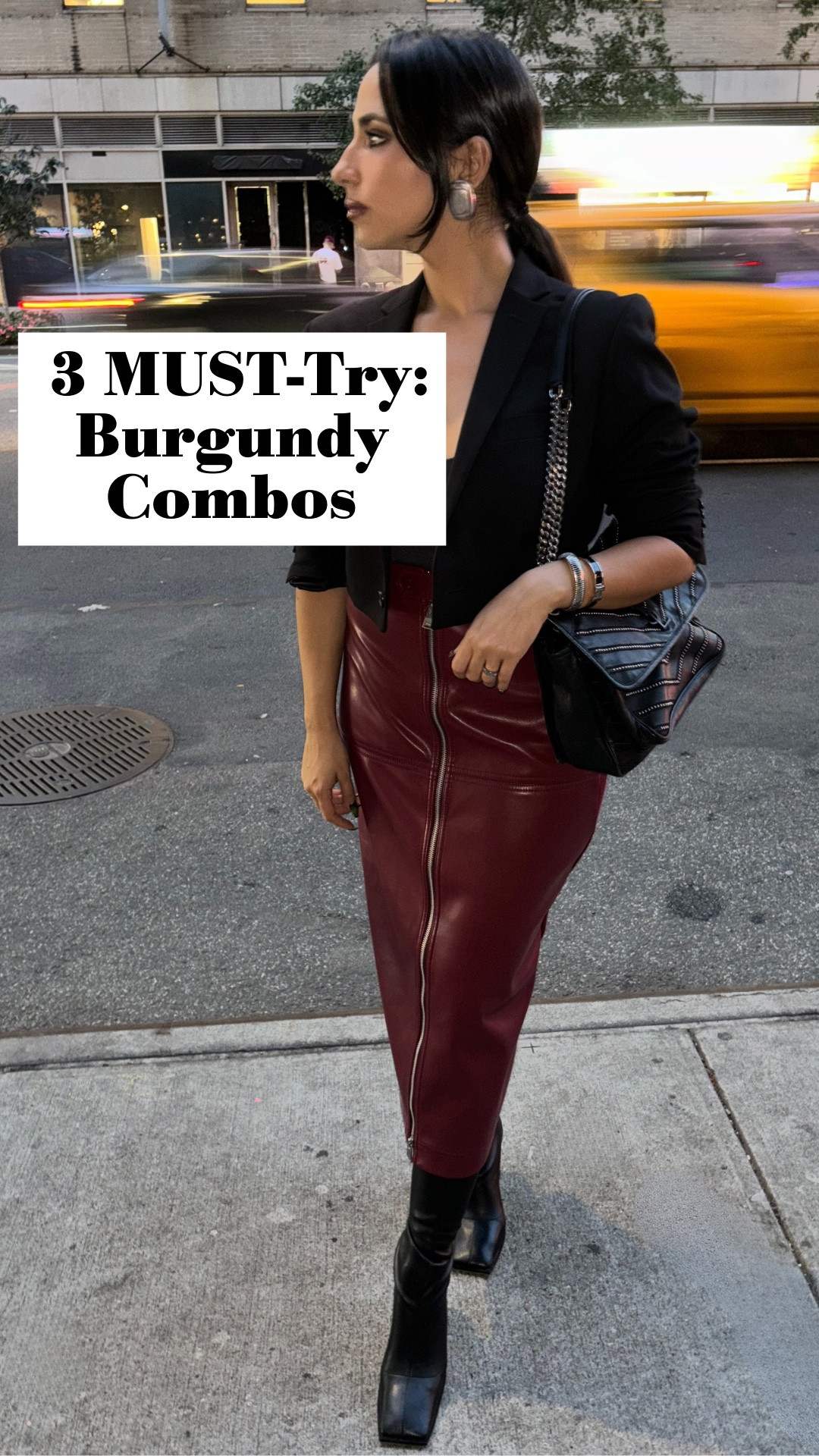 I think we can all agree that burgundy is definitely one of the biggest color trends of the season! 🍷 This rich, deep shade exudes sophistication, power, and warmth—making it the perfect choice to elevate your wardrobe. But what really makes burgundy shine is how versatile it is when paired with other colors. ✨

Here are 3 stunning color combinations to inspire your next outfit:

💛 Burgundy + Butter Yellow: A match made in heaven! Butter yellow softens the intensity of burgundy, creating a balanced, elegant look. It’s perfect for a chic daytime outfit or a fresh take on fall layering.

💖 Burgundy + Baby Pink: Feminine and romantic, this pairing is ideal for when you want a softer, playful vibe. The contrast of deep burgundy with light pink is effortlessly stylish and eye-catching.

🖤 Burgundy + Black: A classic combo that never fails! Pairing burgundy with black creates a bold and edgy statement, perfect for evening wear or a power look that commands attention.

Burgundy not only makes you feel confident and grounded, but it also conveys a sense of passion and mystery. 

#ColorCombinations #StyleTips #BurgundyVibes #SeasonalTrends

#LTKWatchNow #LTKSeasonal #LTKStyleTip