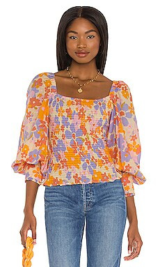 Free People Ariana Printed Top in Spring Combo from Revolve.com | Revolve Clothing (Global)