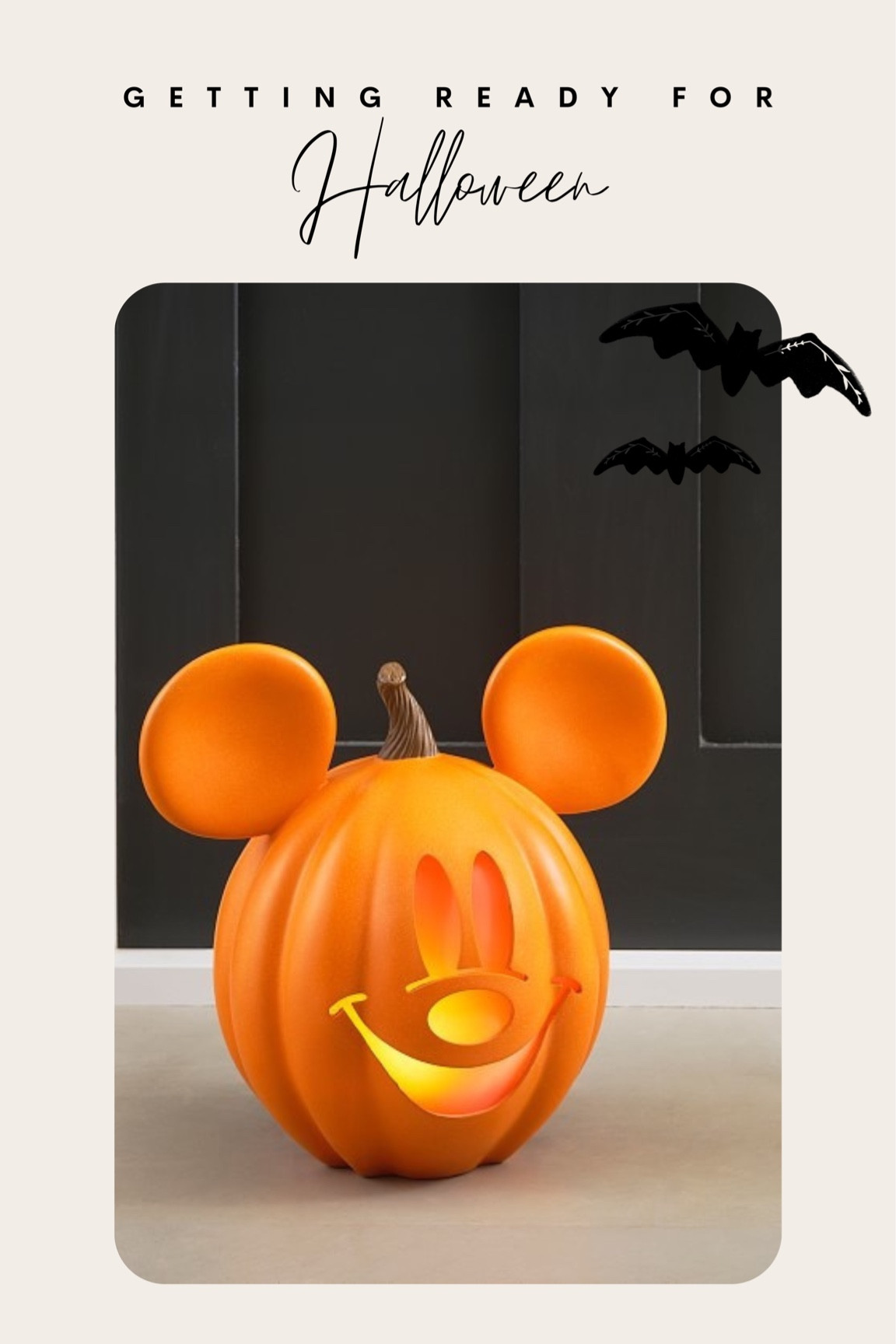 The cutest Mickey pumpkin for your doorstep 🎃 

#LTKSeasonal