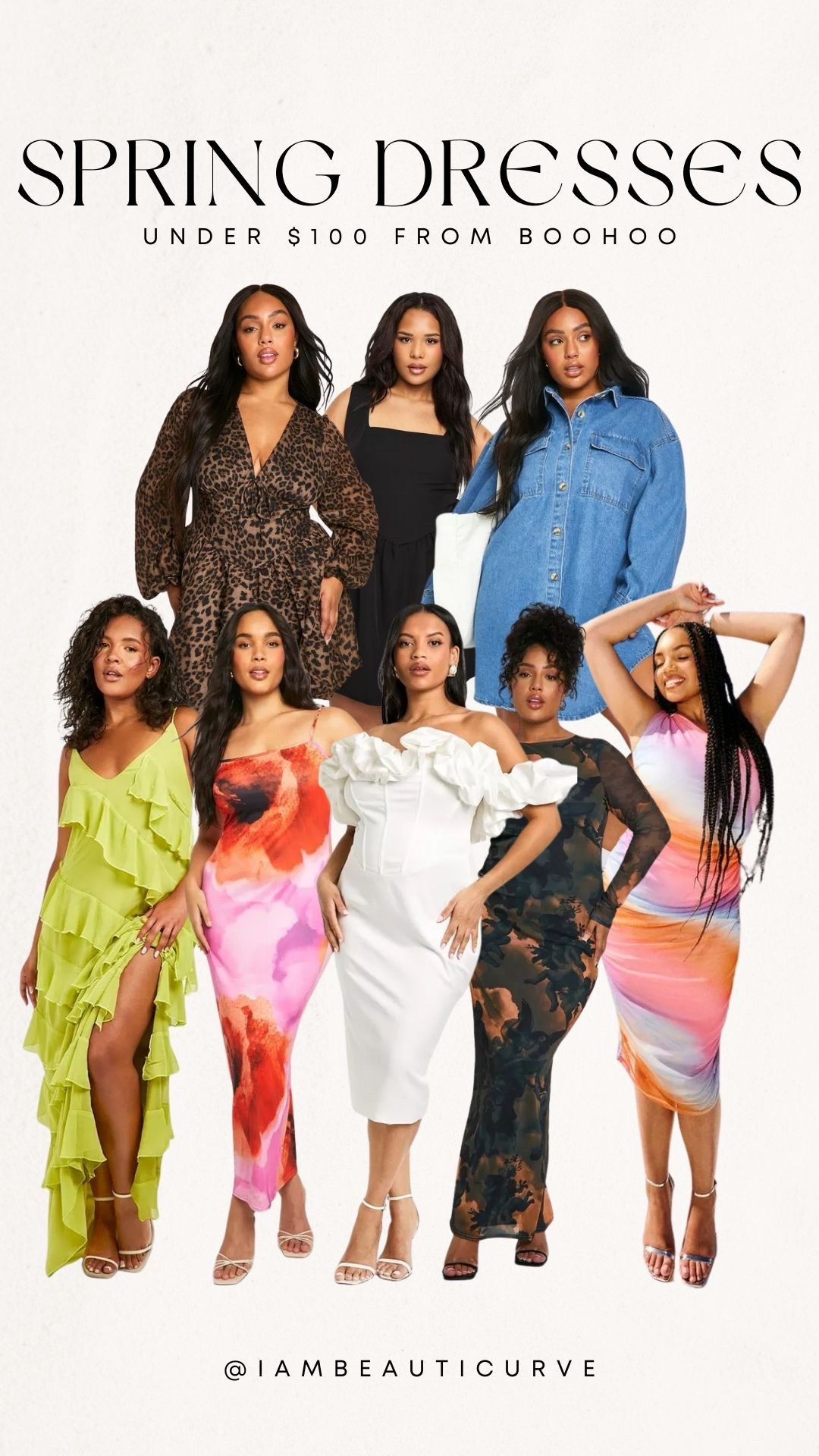 Spring dresses under $100 from boohoo 🩷

#LTKFindsUnder100 #LTKFindsUnder50 #LTKStyleTip