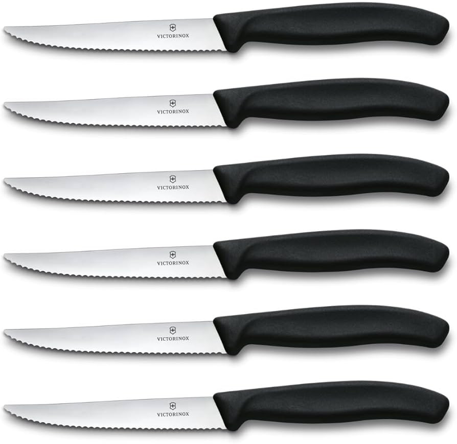 Victorinox 6.7233.6 Swiss Classic Steak Knife Set Ideal for Slicing a Wide Variety of Steak Cuts ... | Amazon (US)