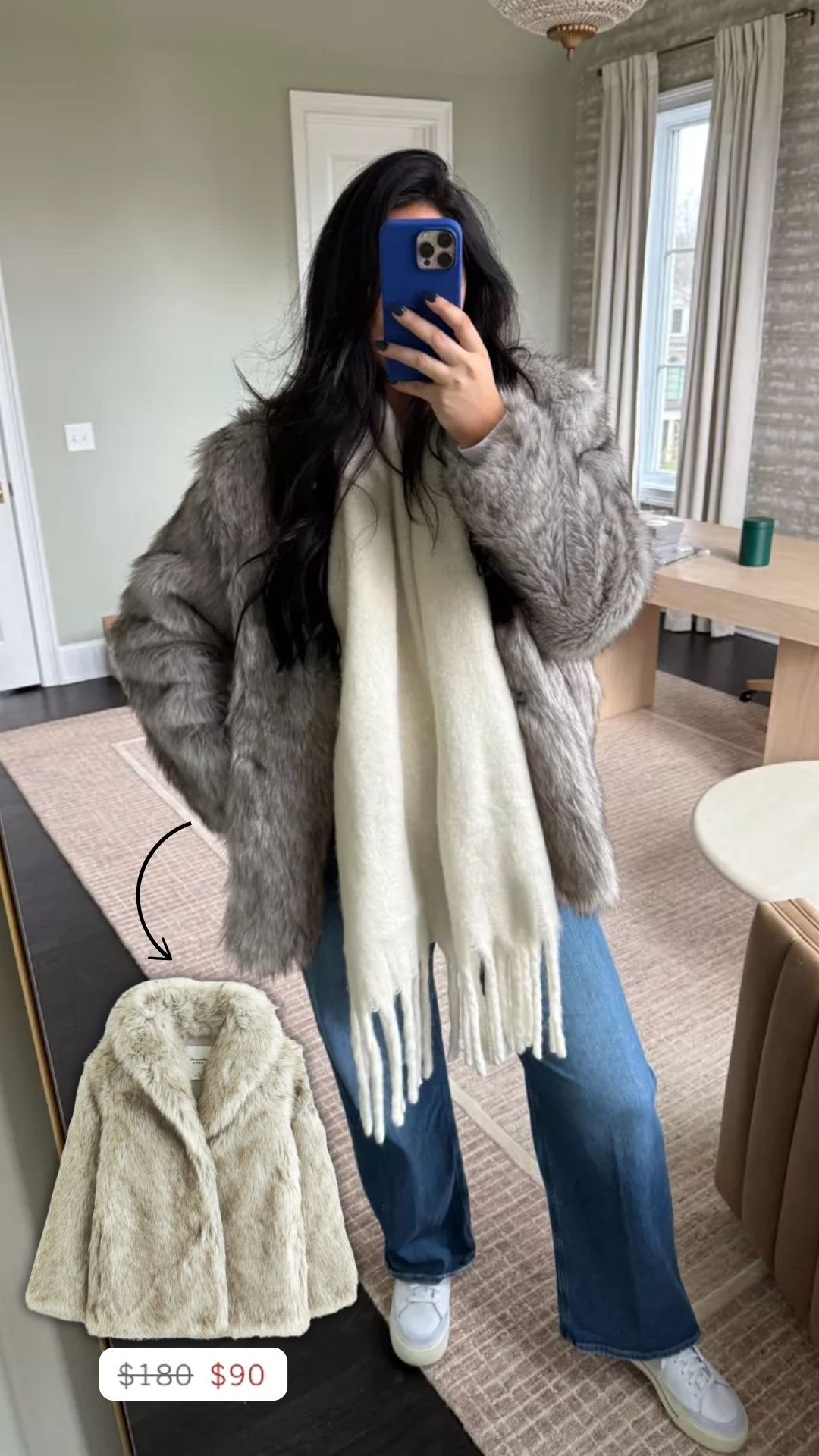 Casual Bump Friendly Outfit Idea✨💓 

sale, sale finds, bump friendly, abercrombie, paige maternity jeans, maternity denim, abercrombie coat, fur coat, thick scarf, nike sneakers, air max, Caleigh Hardy 

 #LTKSaleAlert #LTKFindsUnder100 #LTKStyleTip