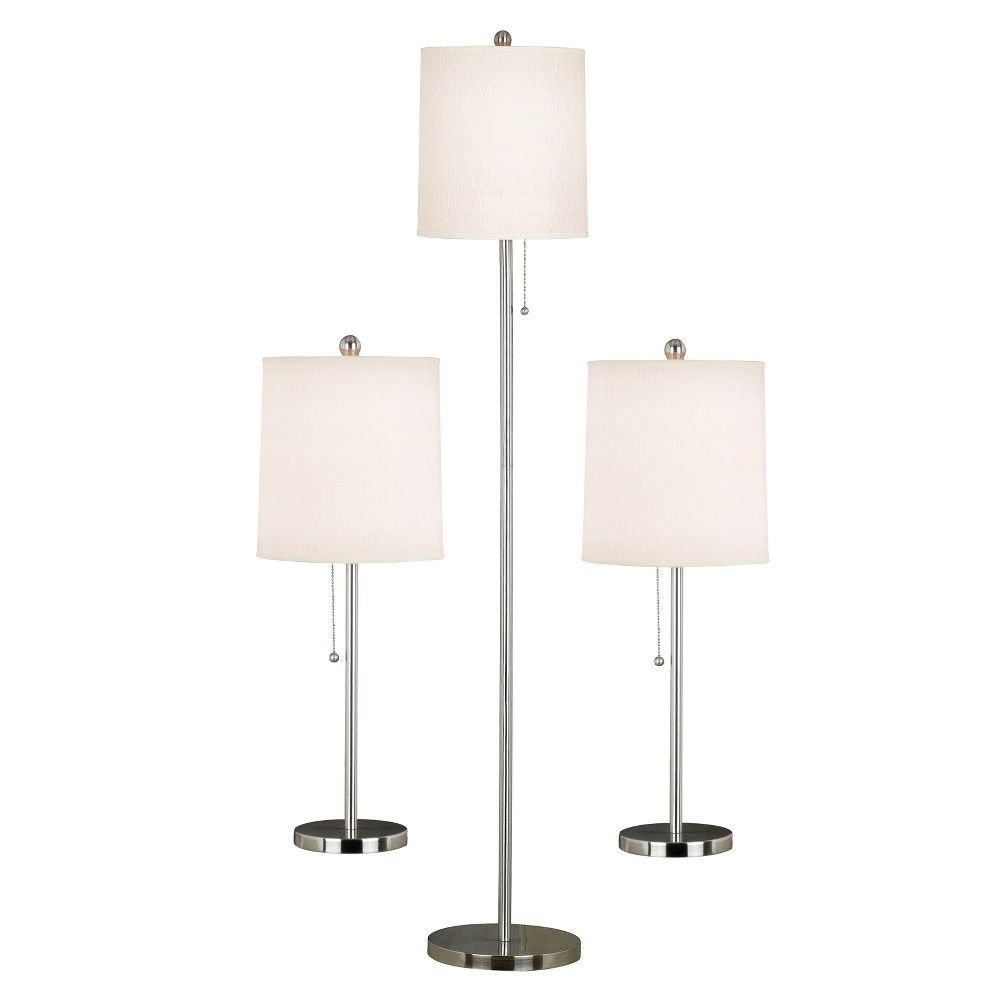 3 Piece Selma Lamp Set - White, Adult Unisex | Target