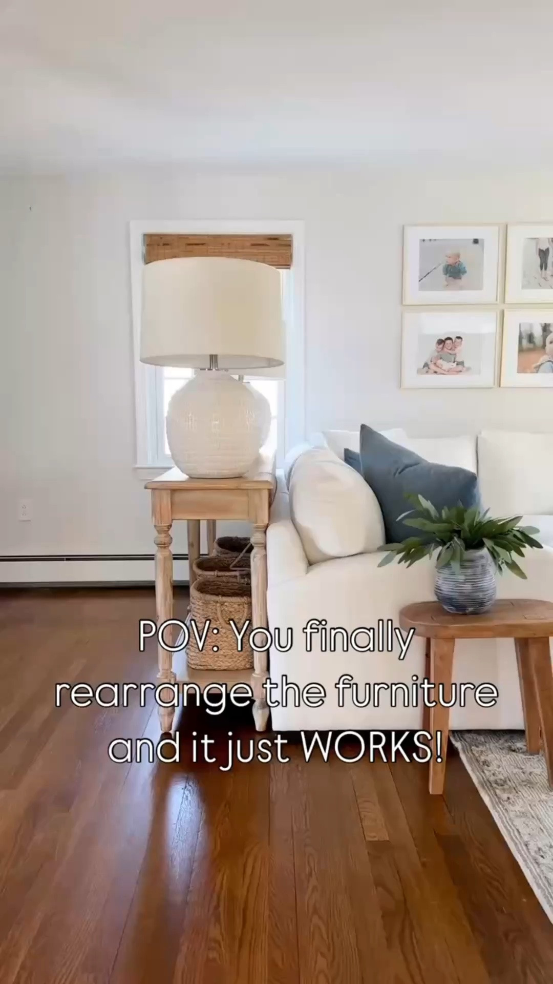 Sometimes all it takes is a bit of rearranging! Here’s how I refreshed this spot to make it so much better!