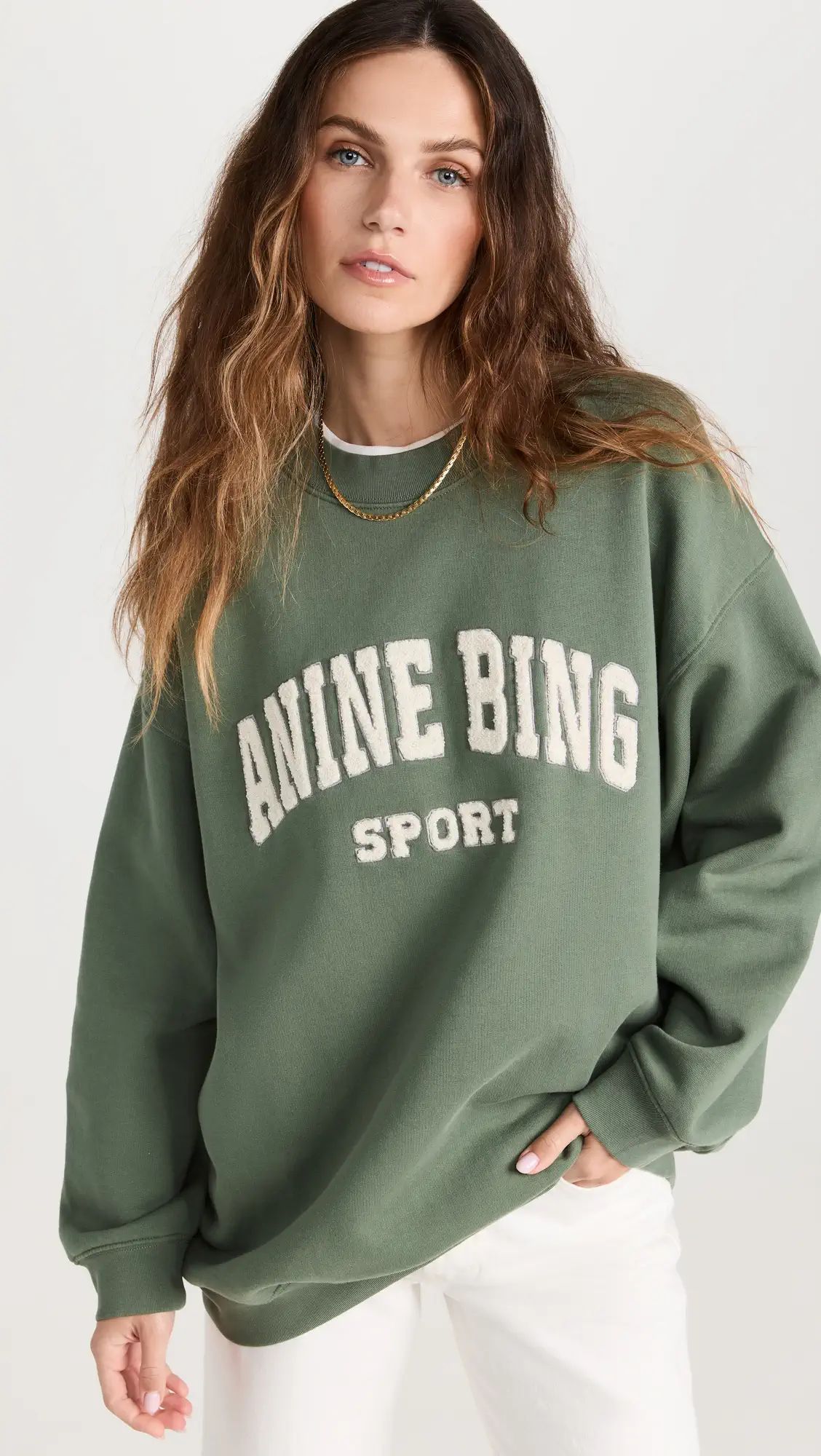 ANINE BING Tyle Sweatshirt | Shopbop | Shopbop
