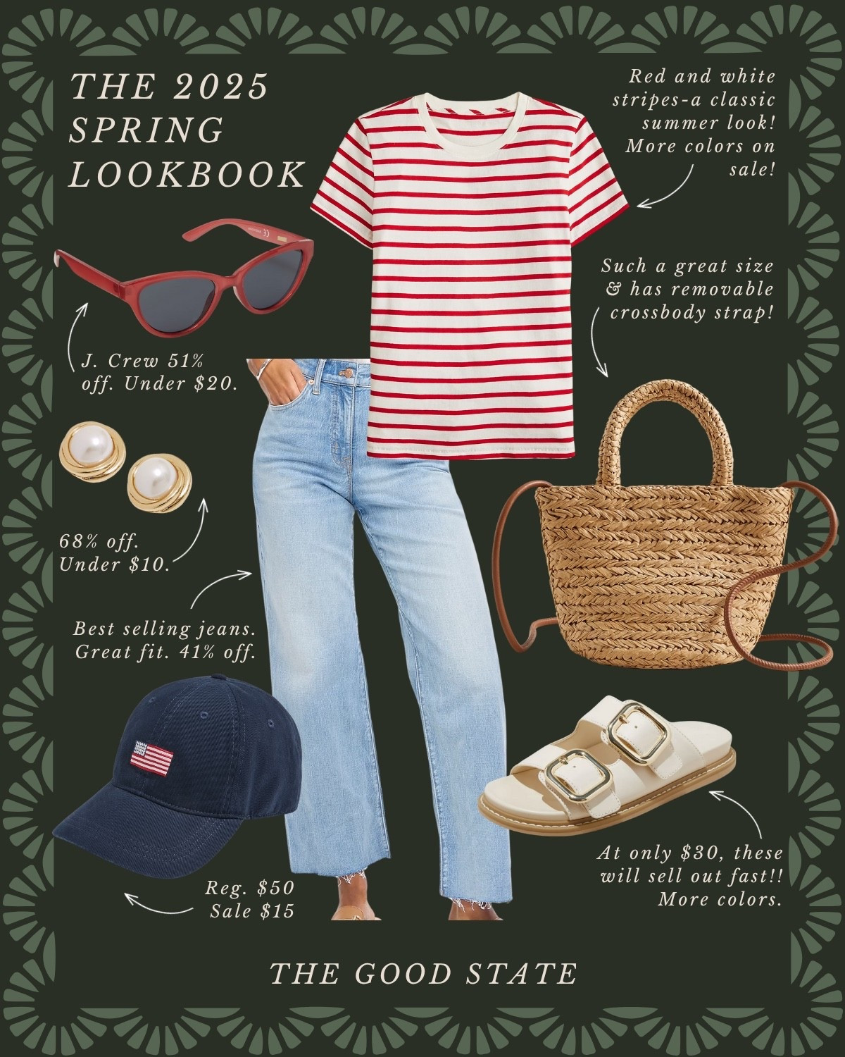 This collection is for all the girlies living their best life as the summertime sunshine warms their face and the sea breeze blows through their hair. This is for the ones dreaming of evening strolls on Nantucket’s cobblestone roads and endless hydrangeas all around. For the ladies who love all things gingham, a lightweight sweater and all the classic stripes. For the ones who enjoy sailing in Newport, a picnic on the Cape Cod seashore and happy hour in Martha’s Vineyard. This collection is for you🦞 ⚓️ 🧺 Ootd, outfit idea, style tip, classic style, timeless style striped sweater, quince, J.Crew, J.Crew, factory, target, target fashion, target style, Walmart, Anthropologie, Anthro, Madewell, white dress, spring dress, summer dress, spring fashion, summer fashion, vacation, outfit, Memorial Day sale, Memorial Day, outfit, Fourth of July, outfit, red, white, and blue outfit, gingham dress, quilt dress, organic skin, care, pearl, jewelry, Abercrombie, and Fitch, Tuckernuck, Madewell, H&M, Amazon, Amazon style, farmers market outfit, sissy light hat, dolce vita, women’s shoes, raffia bags, wedding guest dress, summer dress, wedding guest, Lauren England, the good state, American flag sweater, Fourth of July outfit, 4th of July outfit, Independence Day

#LTKStyleTip #LTKFindsUnder50 #LTKSaleAlert