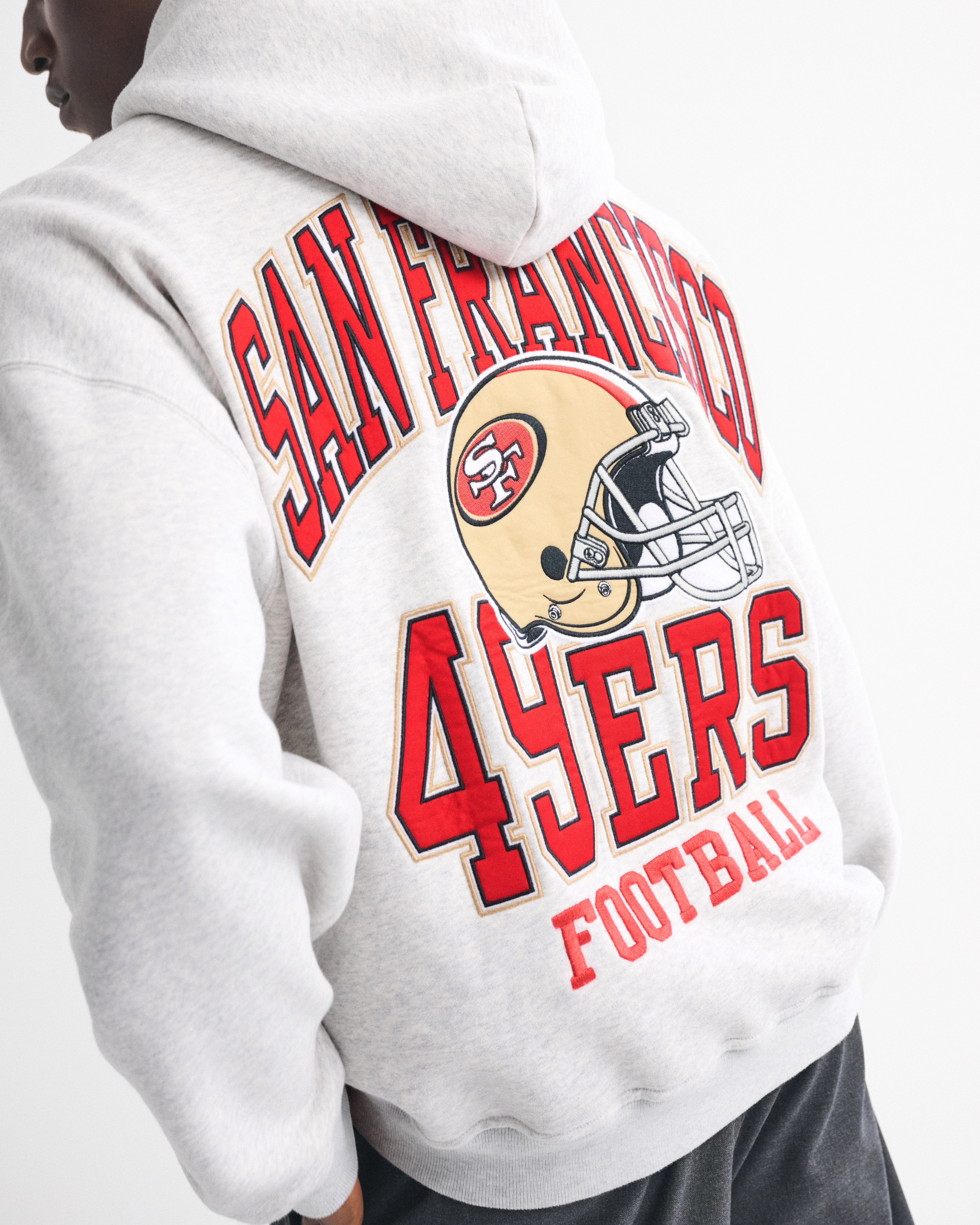 San Francisco 49ers Graphic Popover Hoodie | Abercrombie & Fitch (US)