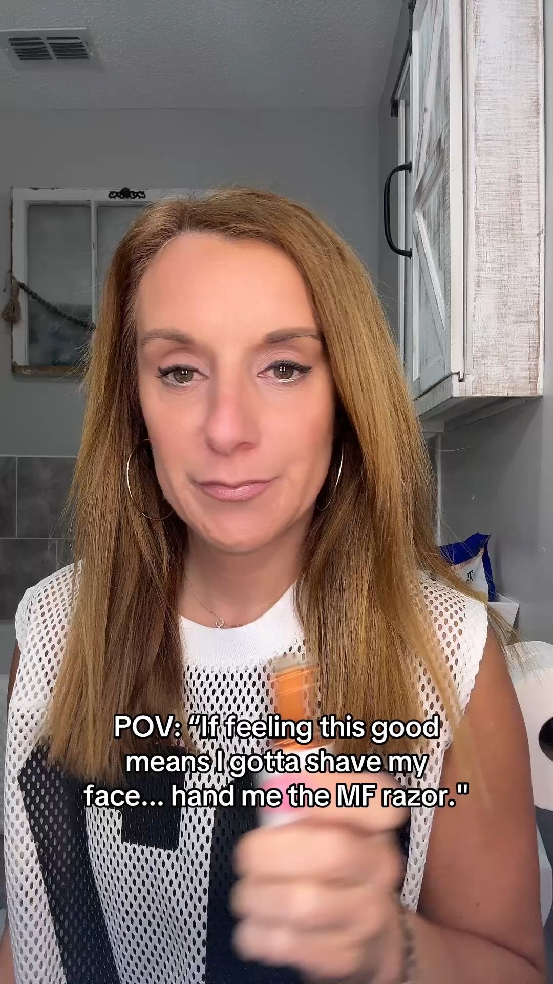 POV: You will take testosterone all day if it makes you feel better.. and just shave your face!! 

#LTKgrwm #LTKselfcare #LTKOver40