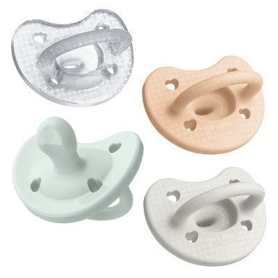 Chicco New PhysioForma Luxe Pacifier 0-6 Months - 4pk: Orthodontic Design, Vents for Air Circulation, Silicone, BPA-Free | Target