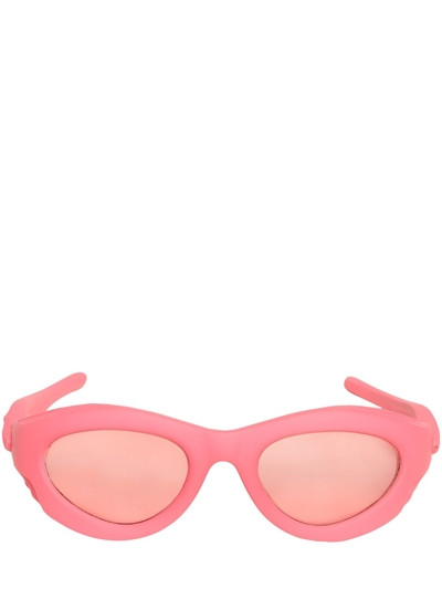 Bottega Veneta - Bv1162s oval plastic sunglasses - Pink | Luisaviaroma | Luisaviaroma