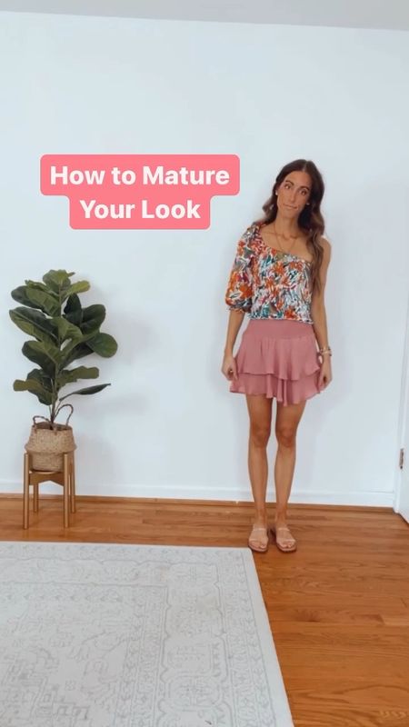 How to Mature Your Look | Ruffle Skirt | Blazer | White Jeans

#LTKstyletip #LTKunder100 #LTKunder50