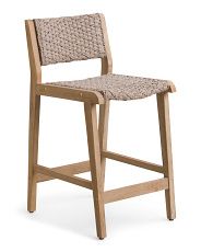 Outdoor Woven Counter Stool | Global Home | Marshalls | Marshalls