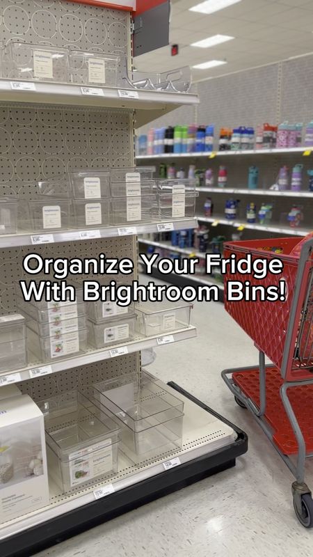 Kitchen fridge organization bins at Target! 

#LTKStyleTip #LTKHome